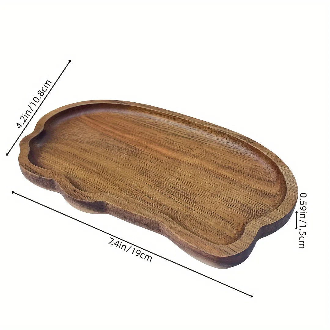 Haruki™ | Classic Wooden Serving Tray Set