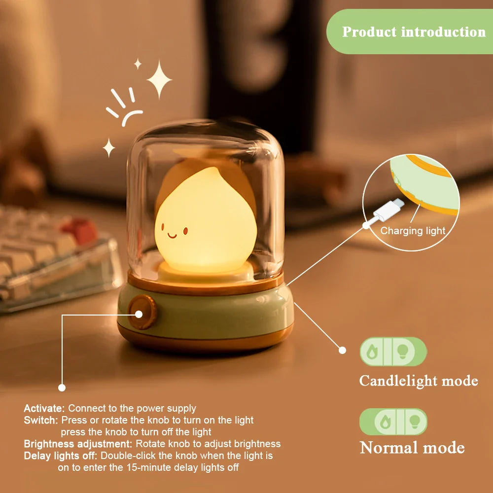 KerosinLicht™ LED Night Light | Sweet flameless candle light