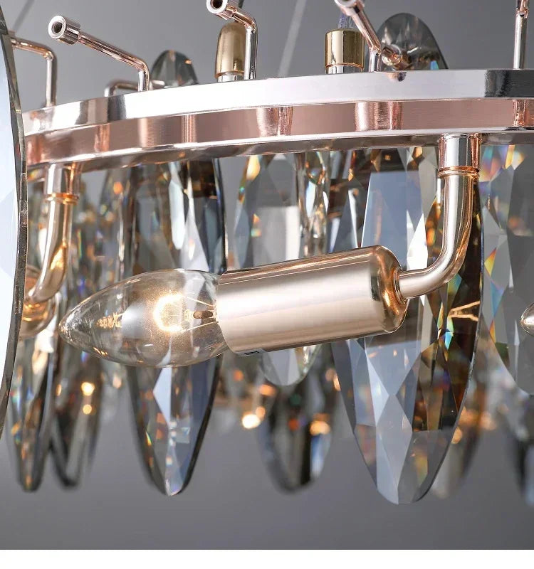 Hira™ | Wave Crystal Dining Chandelier