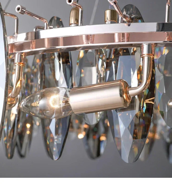 Hira™ | Wave Crystal Dining Chandelier