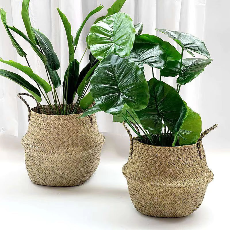 Helene™ | Natural basket made of seagrass