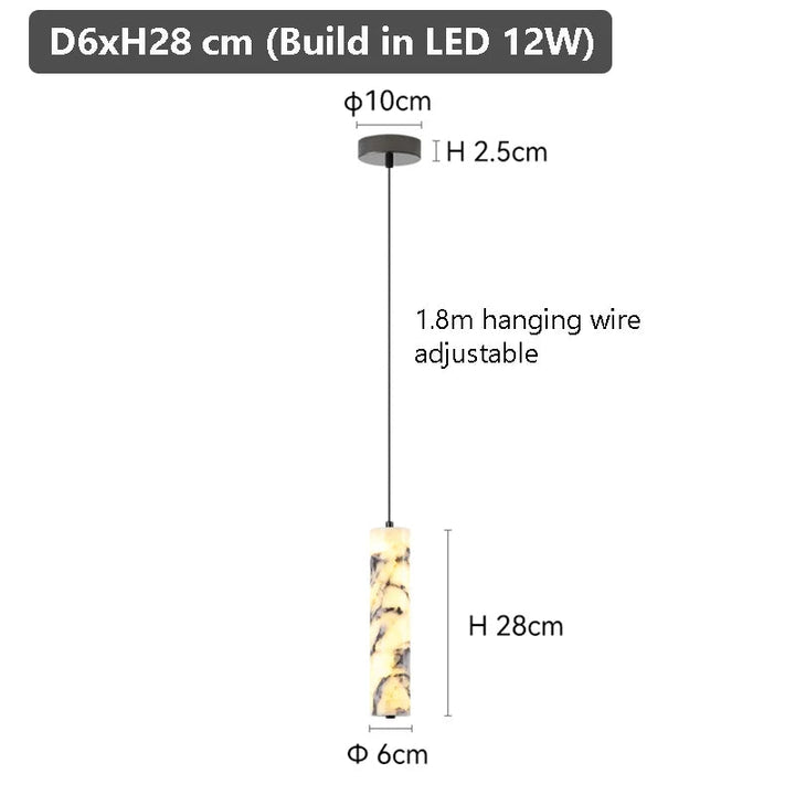 Xuna™ | Nordic Marble Glow Pendant Light