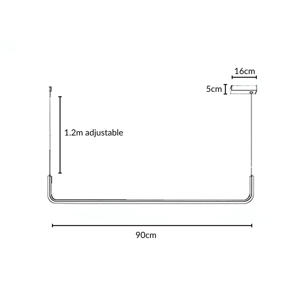 Xira™ | Modern, minimalist dining room light