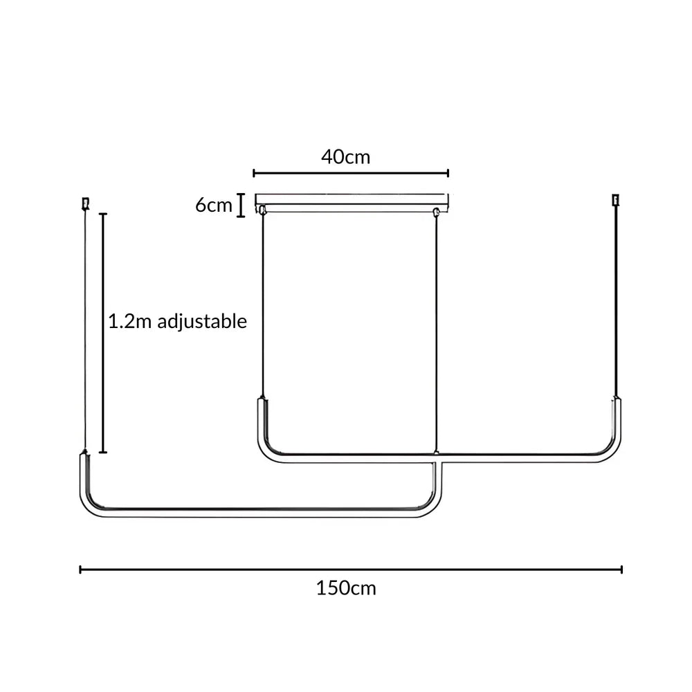 Xira™ | Modern, minimalist dining room light