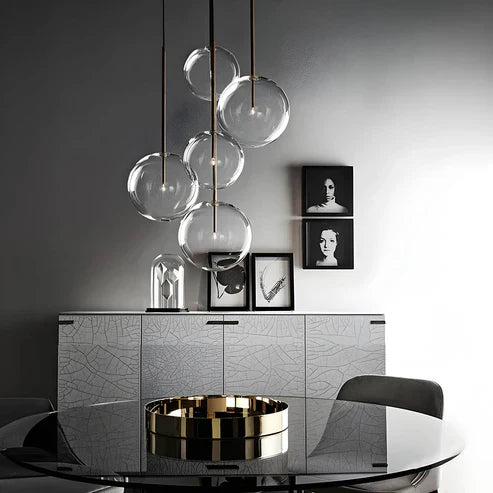 Gilda™ | Pendant light made of clear glass