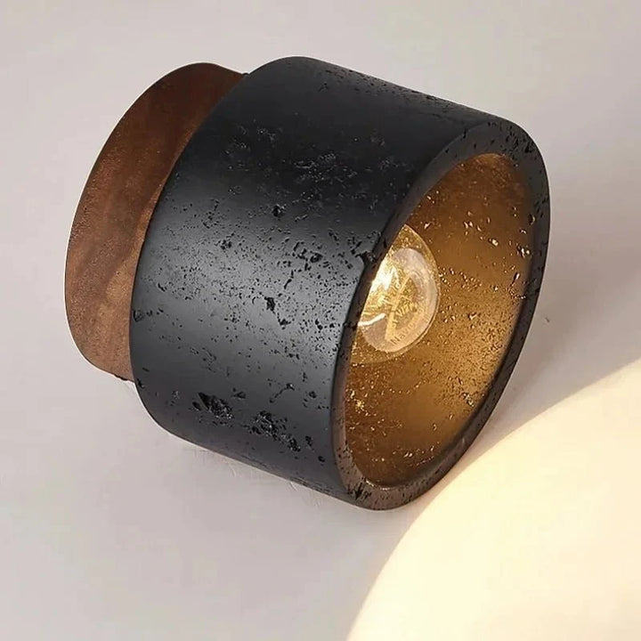 Senka | Travertine Ceiling Light