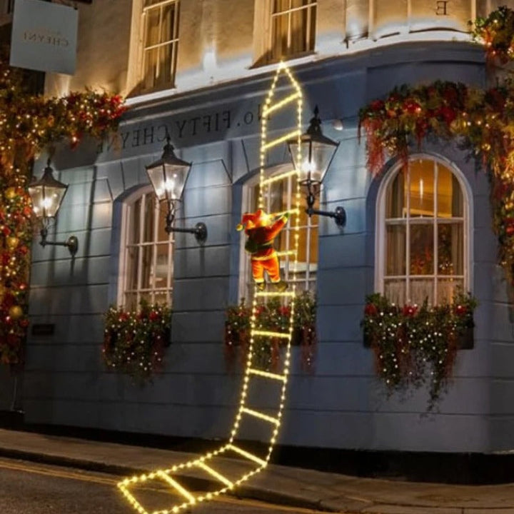 Niklas™ | Festive Santa Ladder Lights