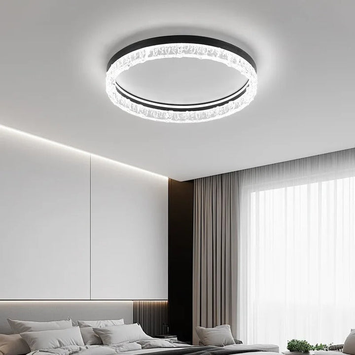Novera™ | Modern Crystal Ceiling Light