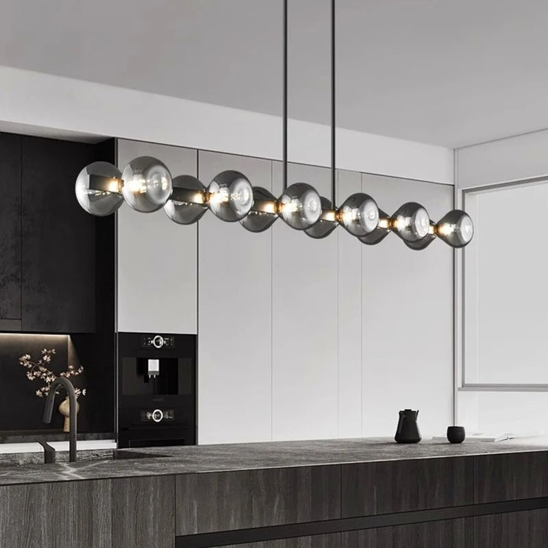 Elva™ | Luxurious Nebula Glass Chandelier