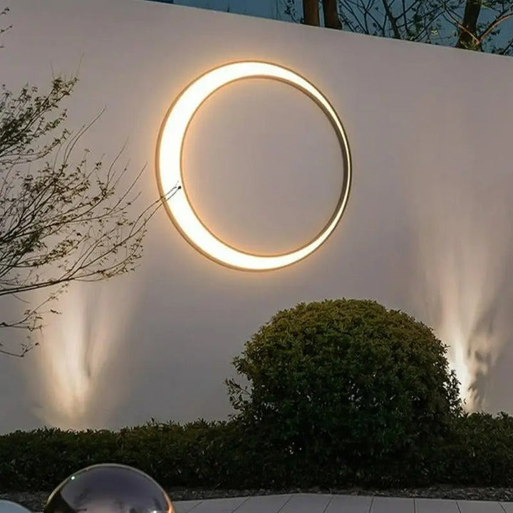 Xara™ | Moon-shaped outdoor wall light