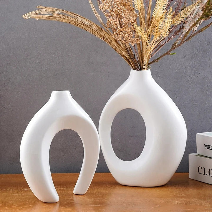 Moro™ | Bohemian Geometric Ceramic Vase Set