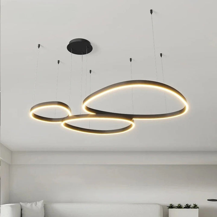 Lotta™ | Modern ring-shaped LED chandelier