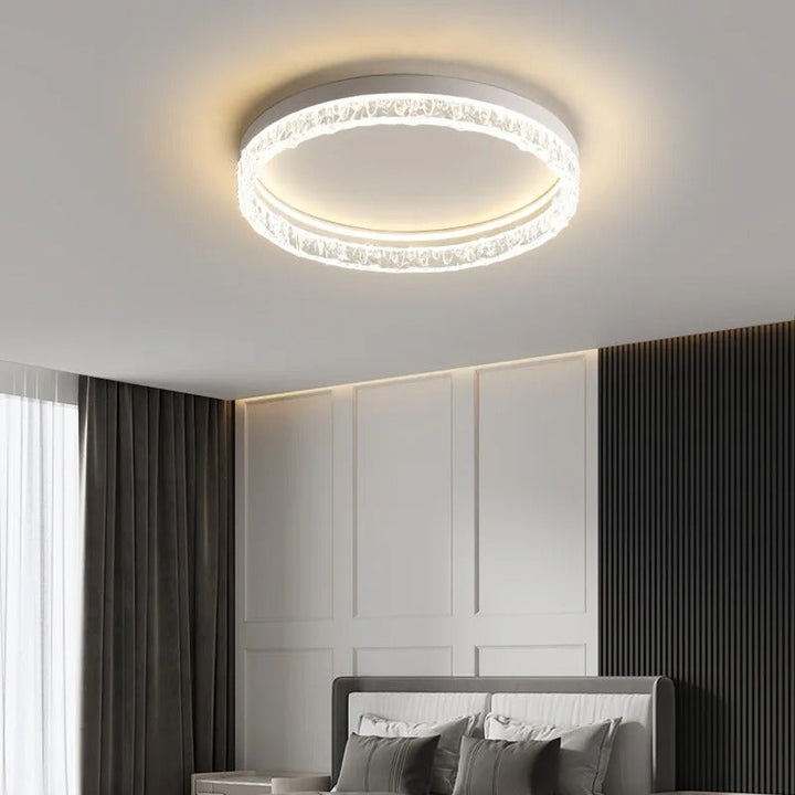 Novera™ | Modern Crystal Ceiling Light