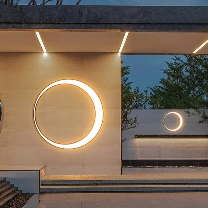 Xara™ | Moon-shaped outdoor wall light