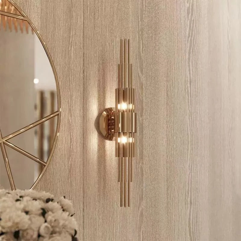 Syloria™ | Gold Crystal Wall Lamp