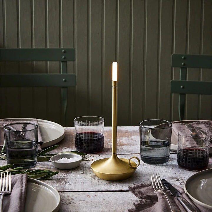 Gusto™ | Cordless Vintage Candle Lamp