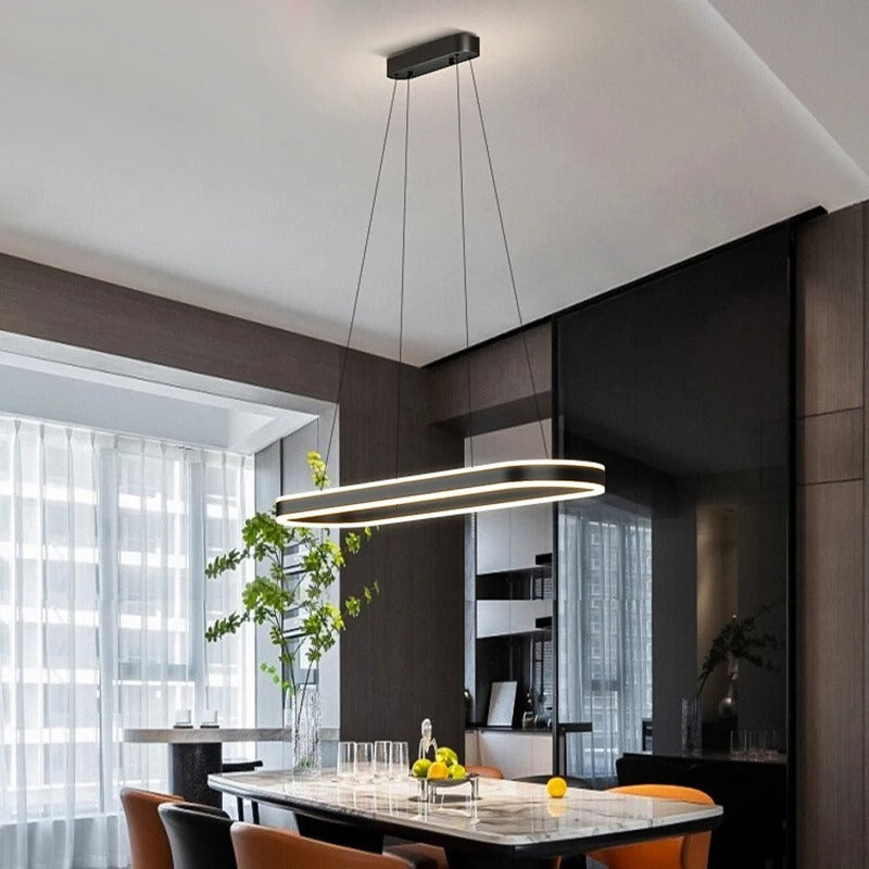 Velisse™ | Dimmable oval LED pendant light