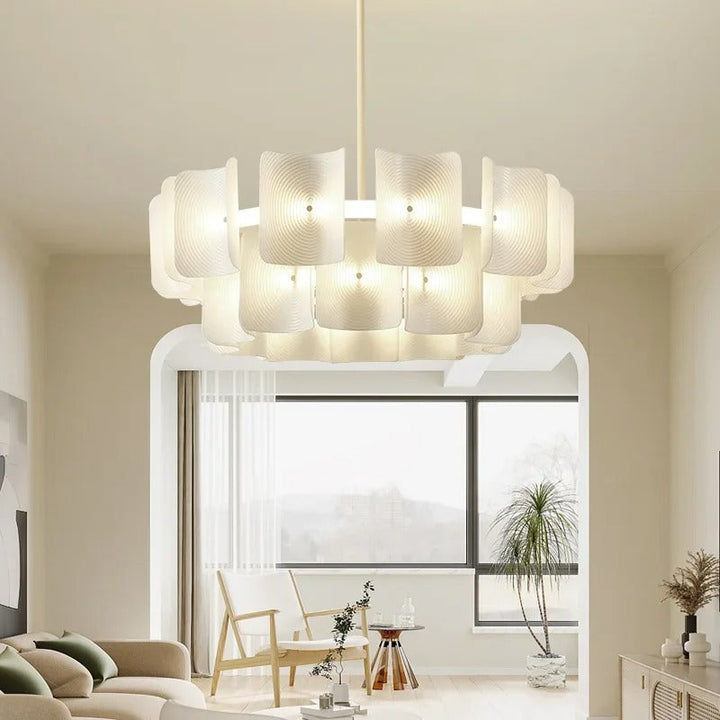 Paula™ | Minimalist LED Fingerprint Chandelier