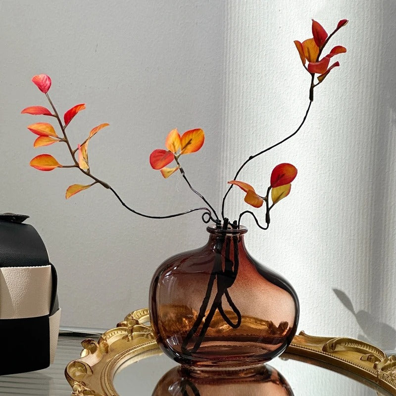 Homedeco 35™ | Elegant brown glass vase