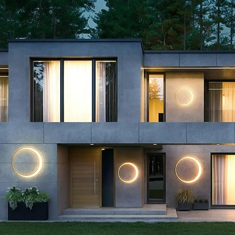 Xara™ | Moon-shaped outdoor wall light