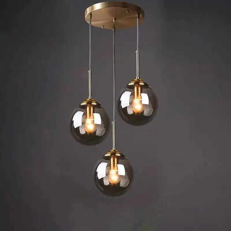 Jovian™ | Elegant glass globe pendant light