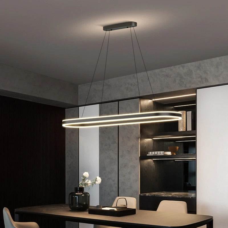 Velisse™ | Dimmable oval LED pendant light