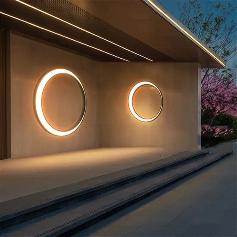 Xara™ | Moon-shaped outdoor wall light