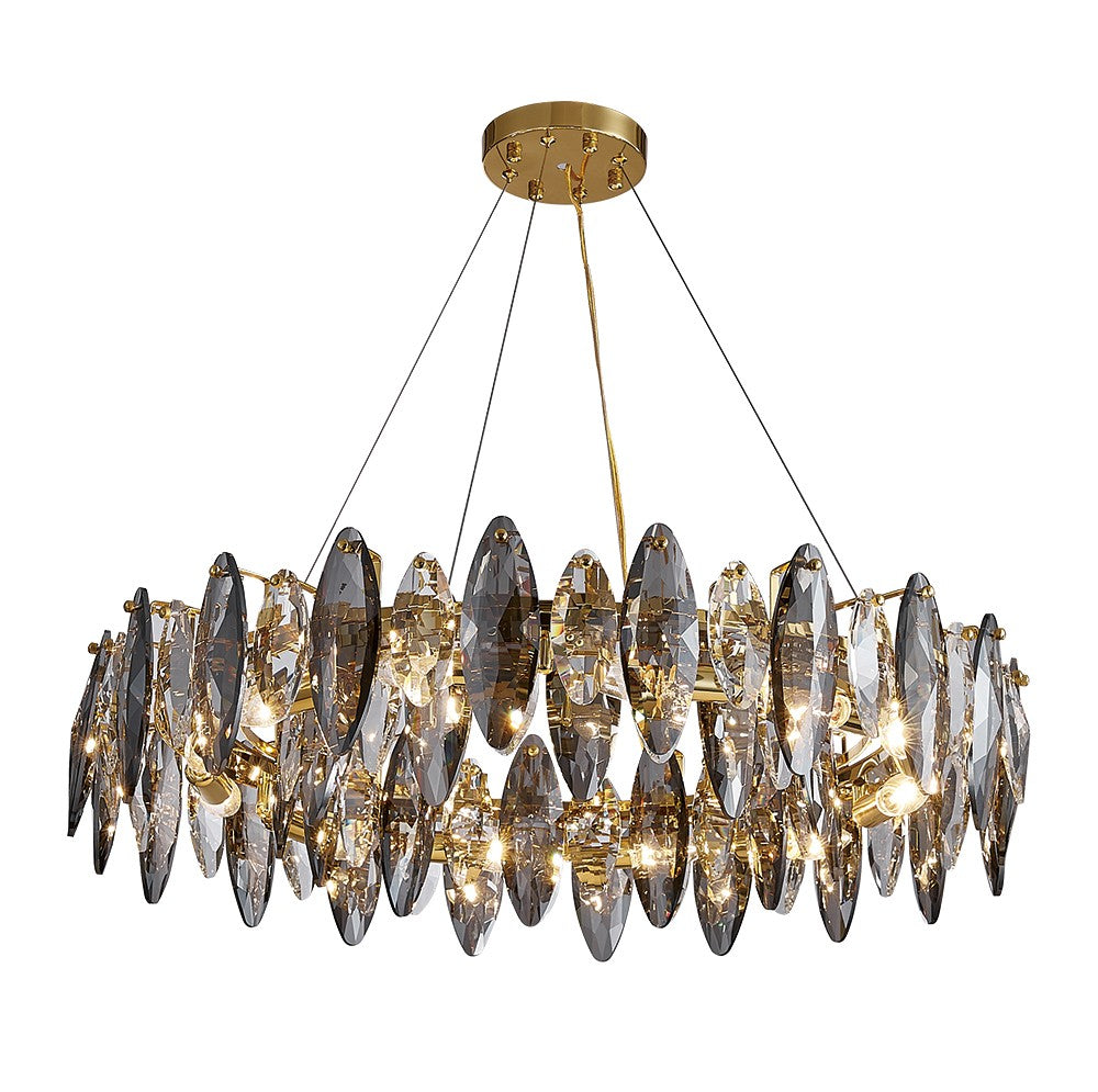 Hira™ | Wave Crystal Dining Chandelier