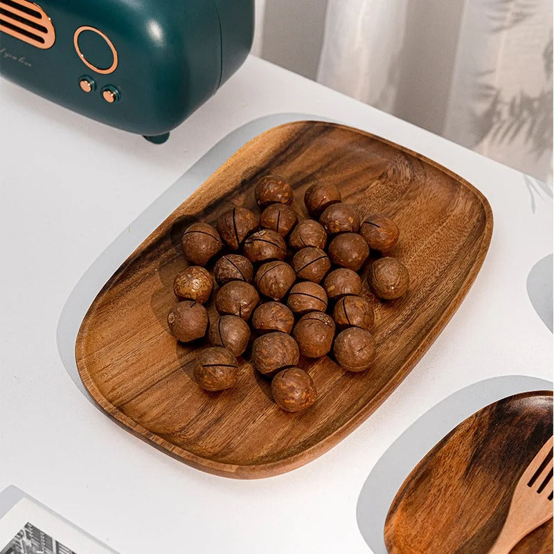 Kumo™ | Rustic acacia wood serving trays