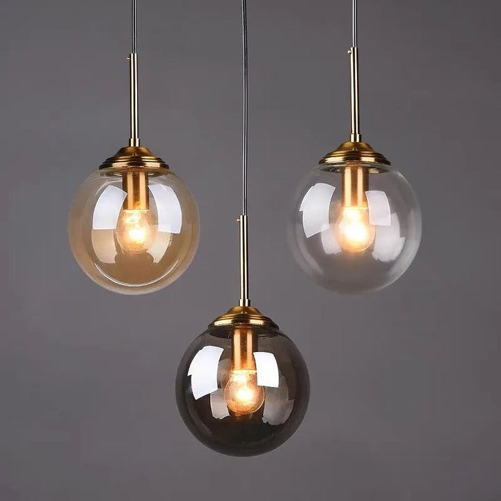 Jovian™ | Elegant glass globe pendant light