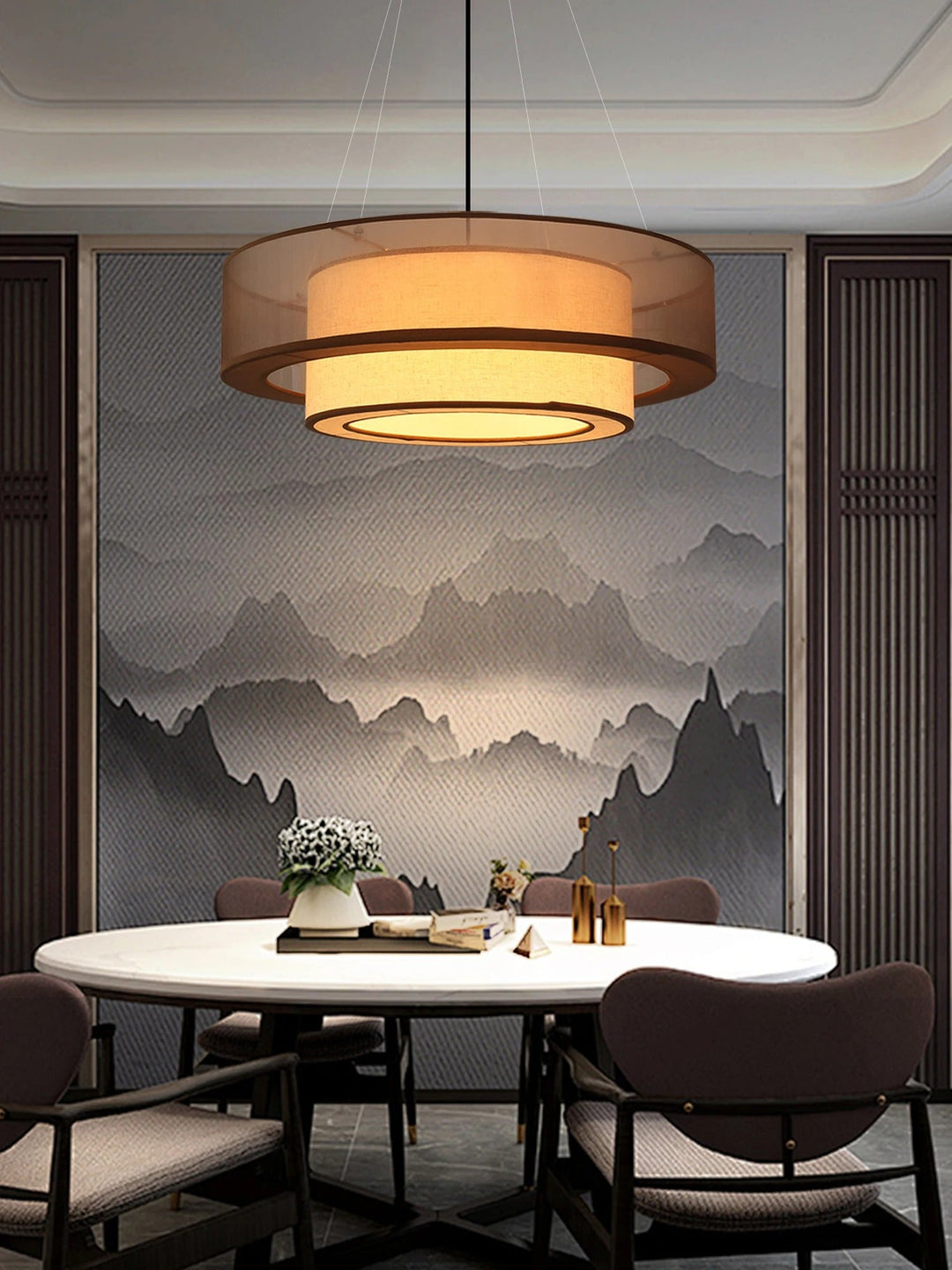 Dinant™ | Fabric Retro Pendant Light