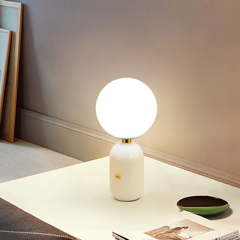 Eranis™ | Elegant Globe Bedside Lamp