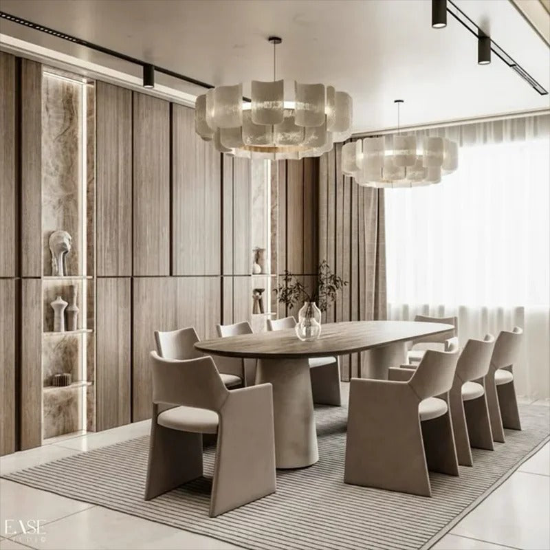 Paula™ | Minimalist LED Fingerprint Chandelier