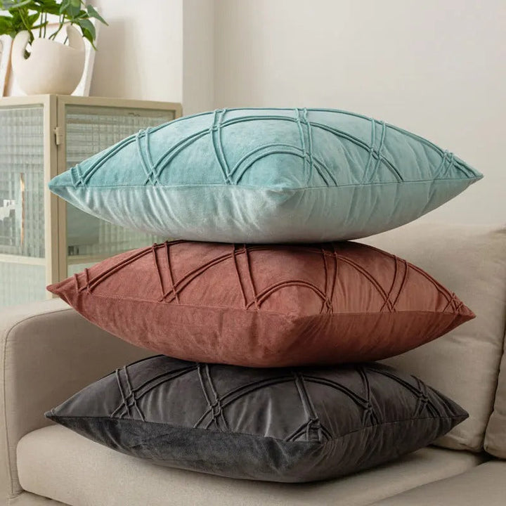 Firenze™ | Velvet cushion covers with a crinkled look