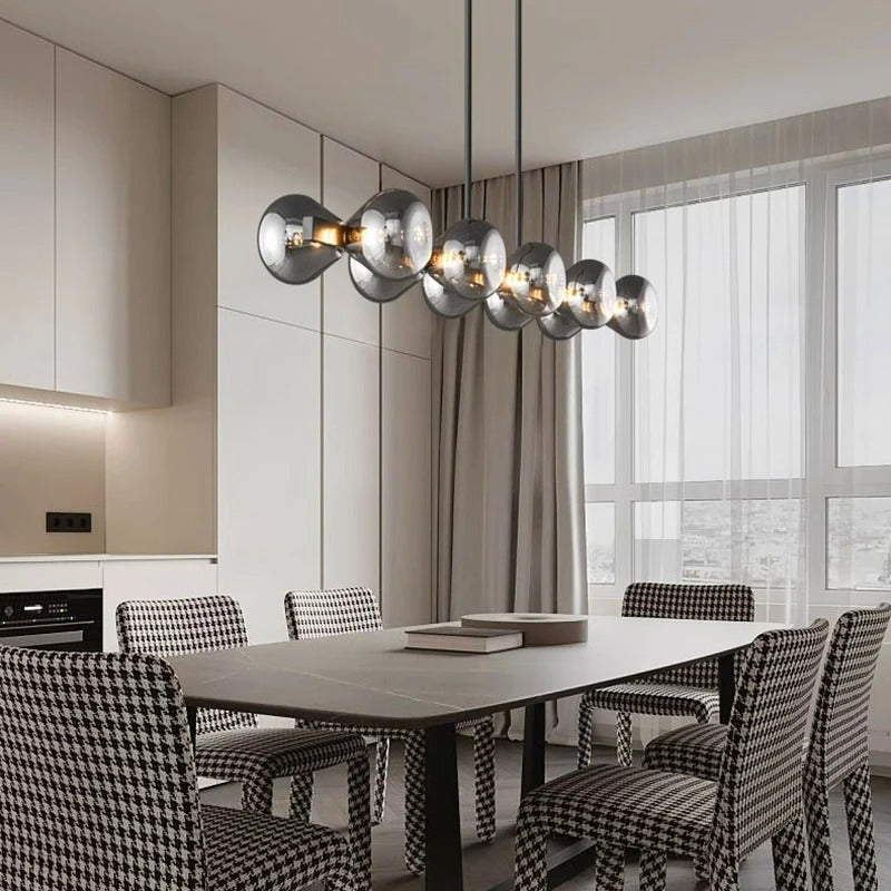 Elva™ | Luxurious Nebula Glass Chandelier