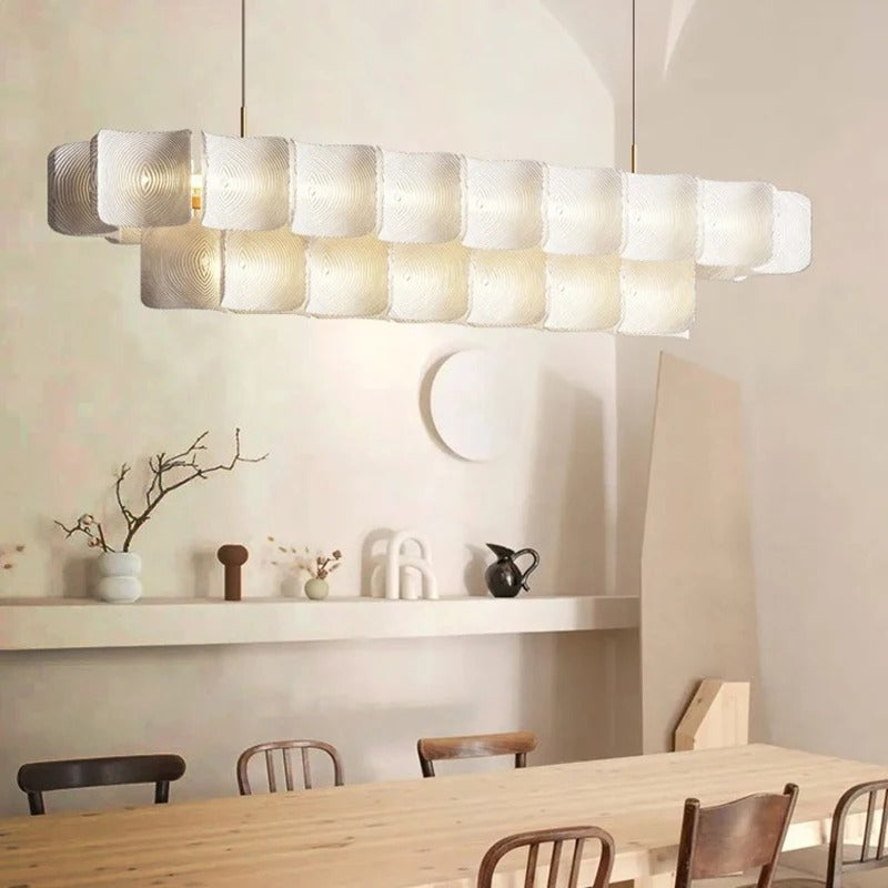 Paula™ | Minimalist LED Fingerprint Chandelier