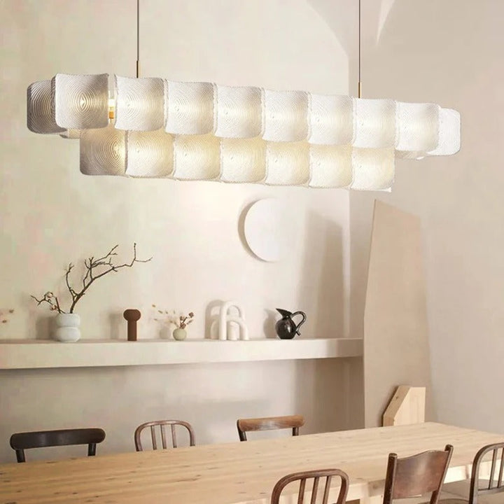 Paula™ | Minimalist LED Fingerprint Chandelier