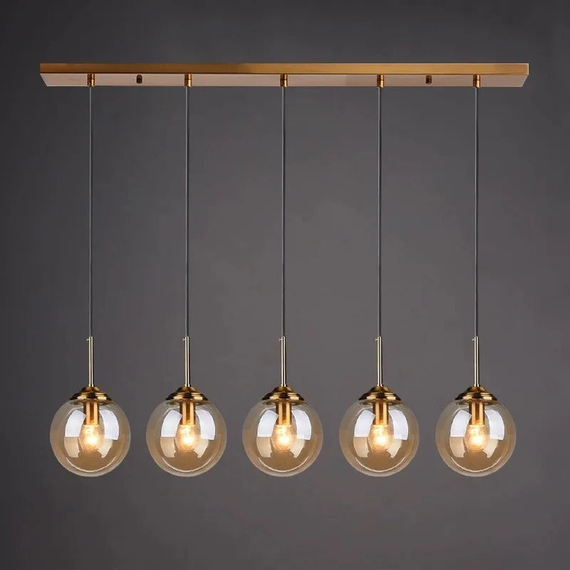 Jovian™ | Elegant glass globe pendant light