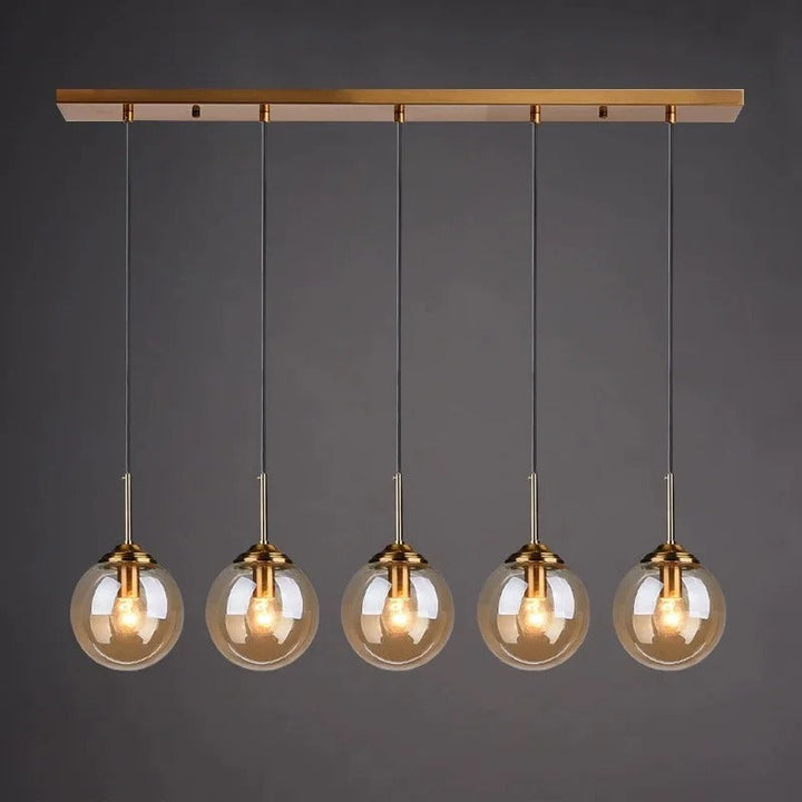 Jovian™ | Elegant glass globe pendant light
