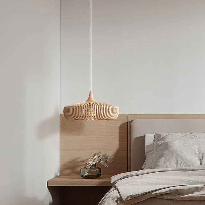 Velora™ | Rustic wooden pendant light