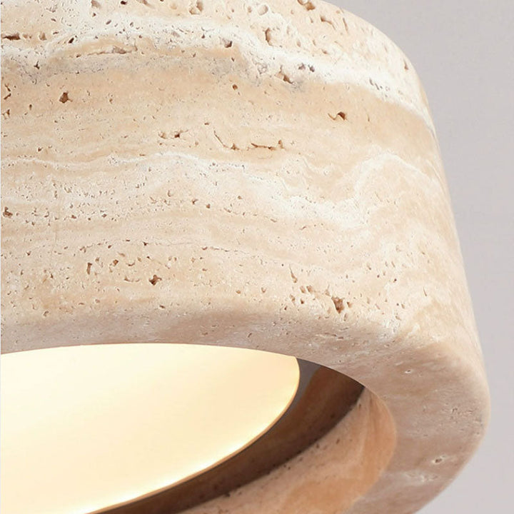 Feldor™ | LED pendant light made of stone