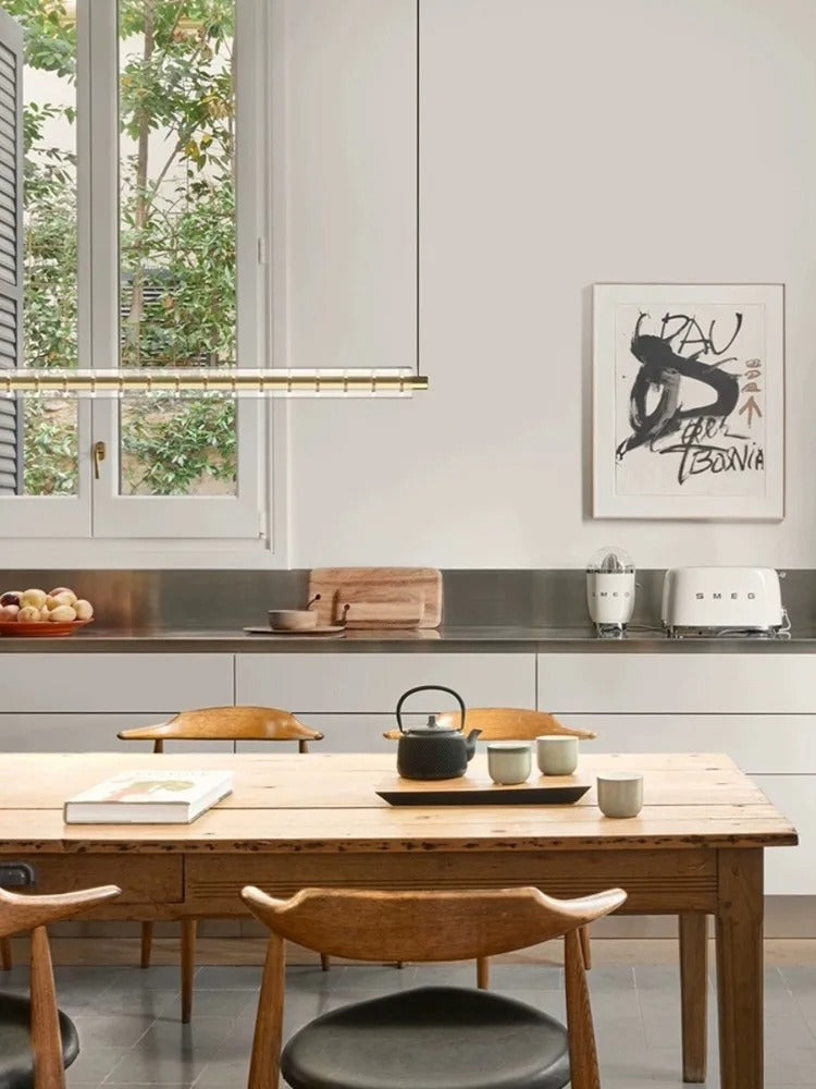 Moa™ | Modern Italian Strip Pendant Light