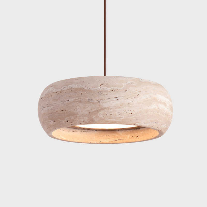 Feldor™ | LED pendant light made of stone