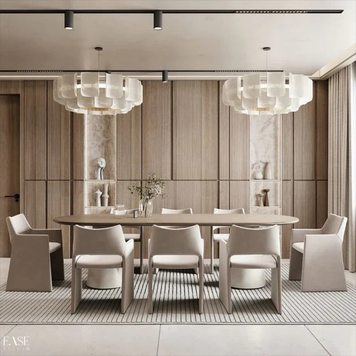 Paula™ | Minimalist LED Fingerprint Chandelier