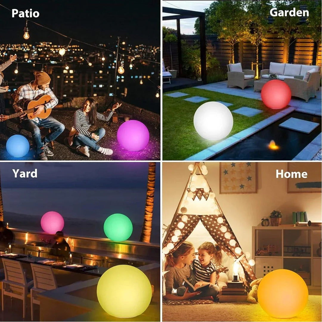 Glow™ | Spherical Solar LED Garden Light
