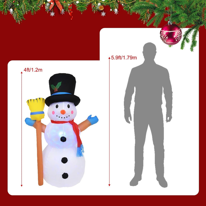Christmas 8™ | Light-up Inflatable Snowman Decoration