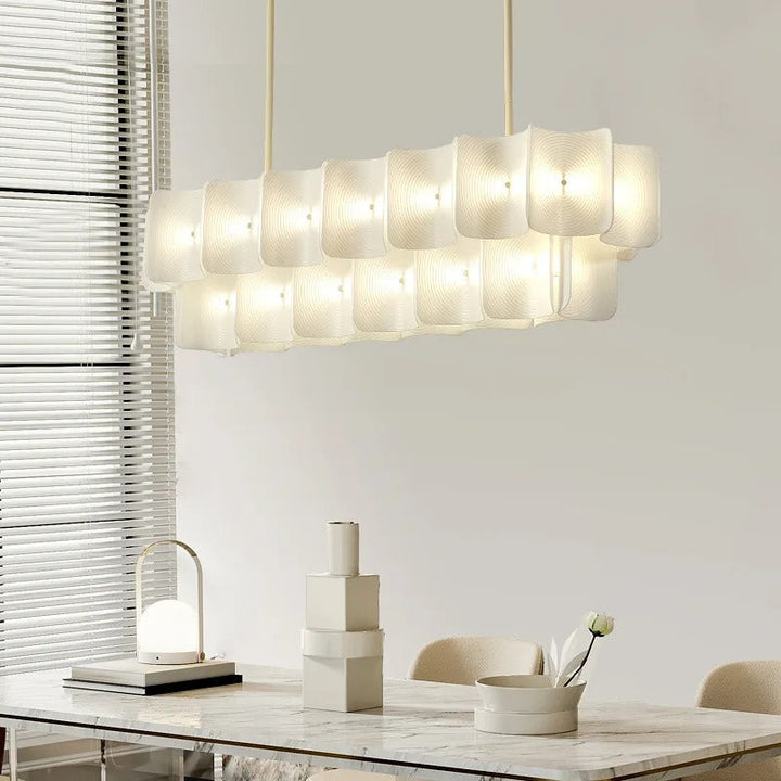 Paula™ | Minimalist LED Fingerprint Chandelier