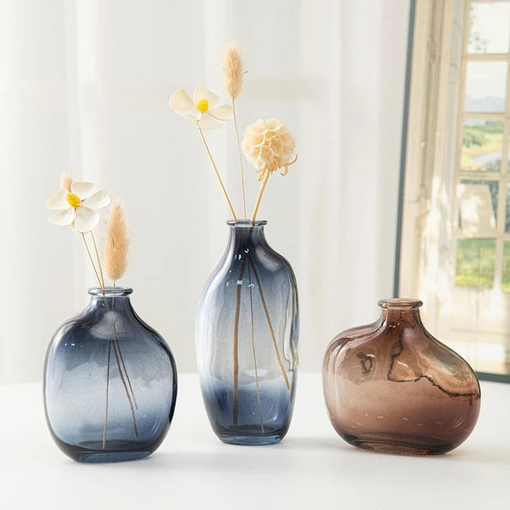Homedeco 35™ | Elegant brown glass vase