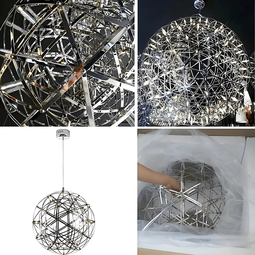 Vena™ | Modern Spark Ball Chandelier