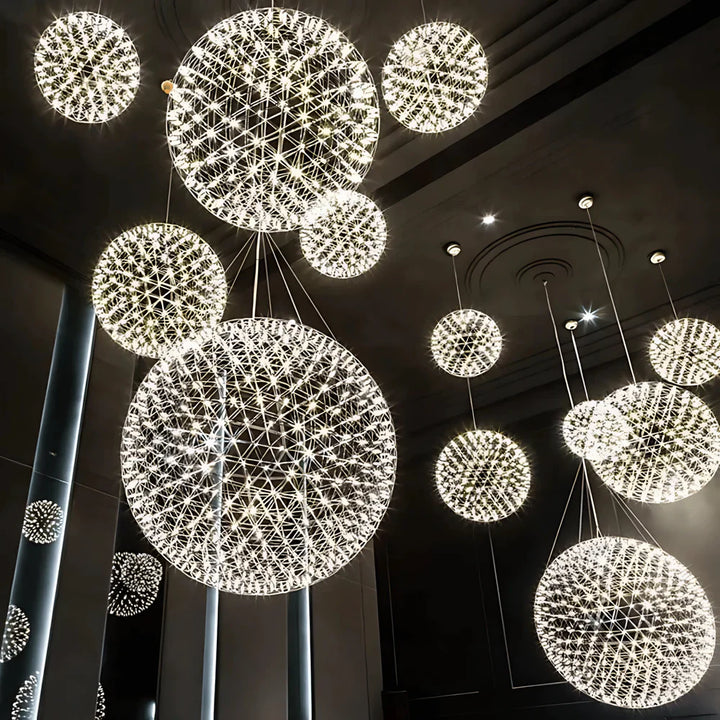 Vena™ | Modern Spark Ball Chandelier